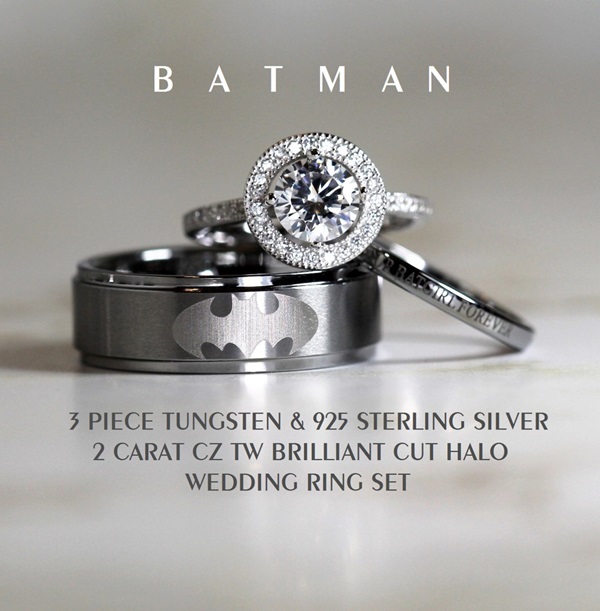 Geeky engagement sale rings